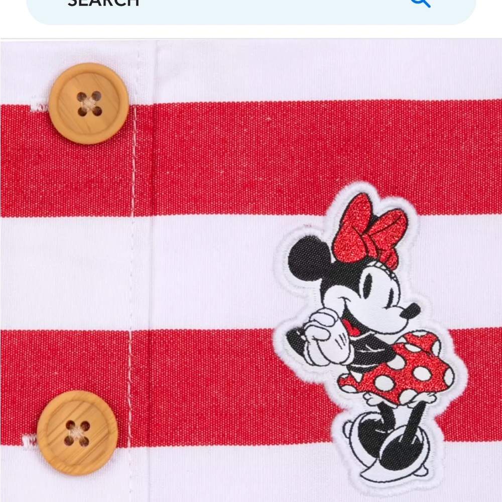 Disney’s Minnie Mouse Striped Dress for Girls - Picture 4 of 12